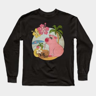 Tiki Time Oink Long Sleeve T-Shirt